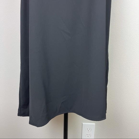 NWOT Black Zara Lace Shoulder/Cap sleeve accent Dress sleeveless size S - Picture 5 of 12